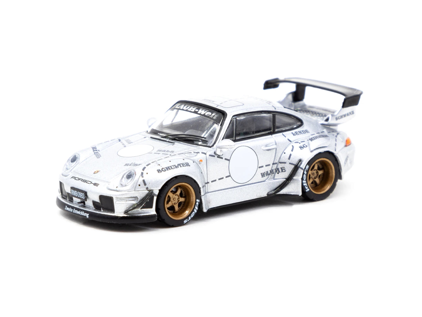 Tarmac Works 1/64 - Porsche RWB 993 Silver Phantom China Special Edition - HOBBY64