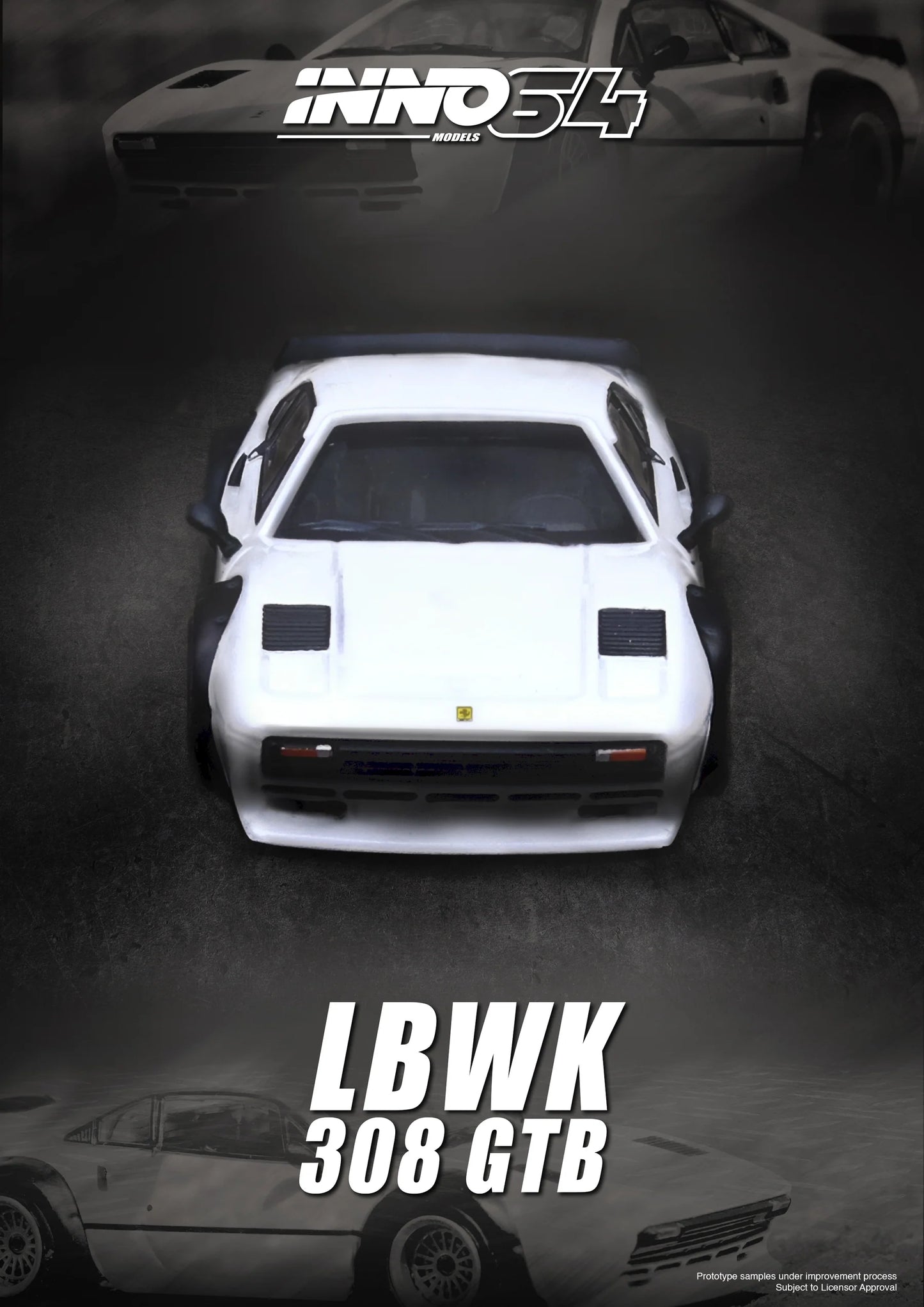 Inno64 1/64 - Ferrari LBWK 308 GTB White