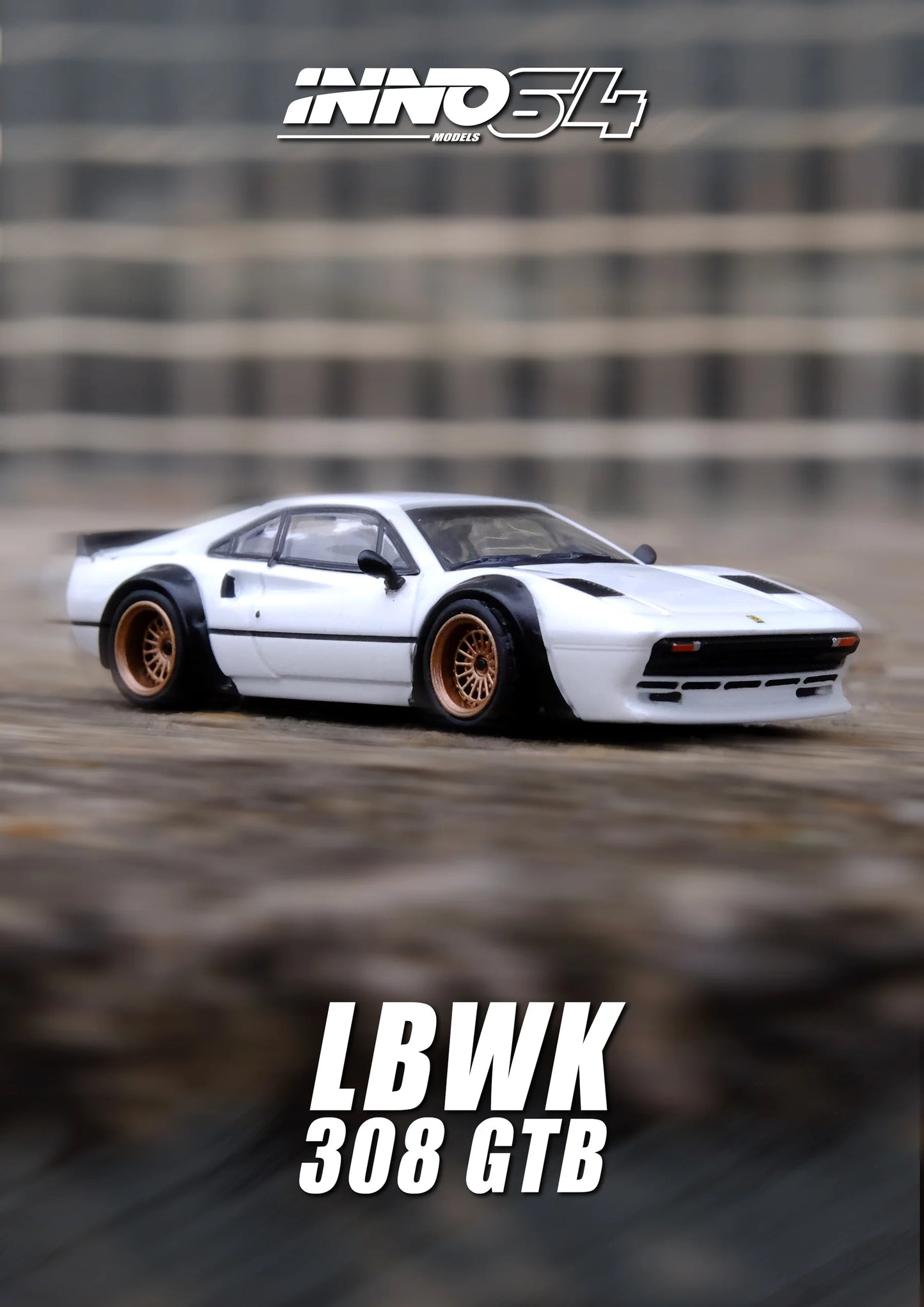 Inno64 1/64 - Ferrari LBWK 308 GTB White