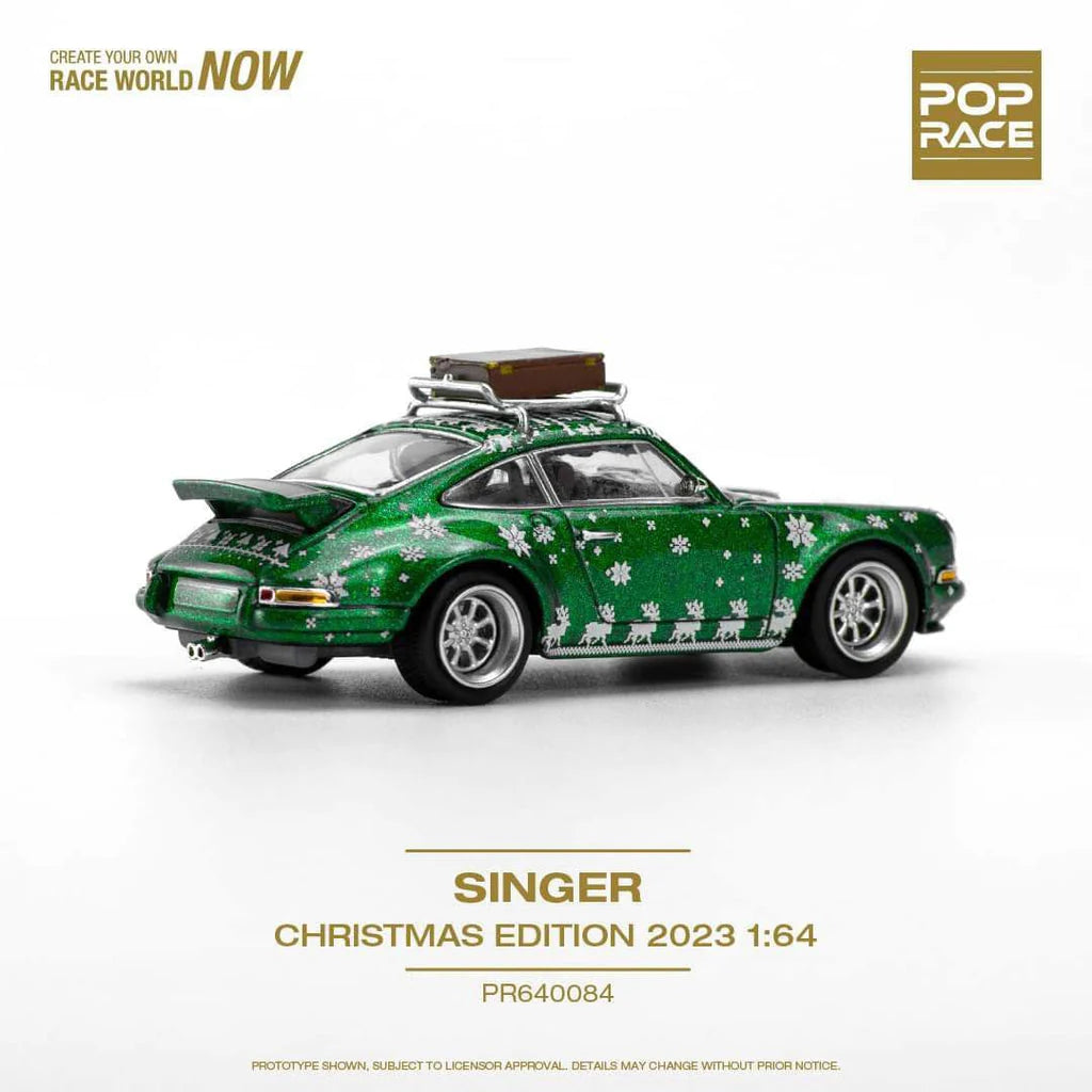 Pop Race 1/64 - Porsche Singer Christmas Edition 2023