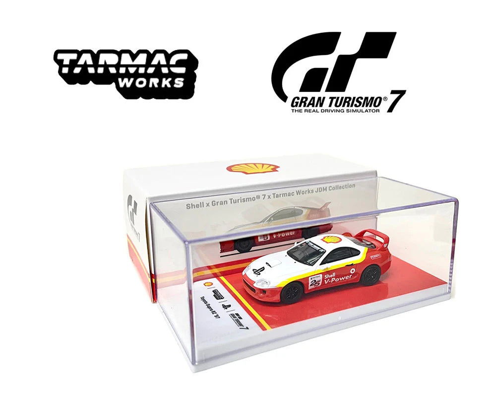 Tarmac Works 1/64 - Toyota Supra RZ 1997 Shell / GT7 Special Edition