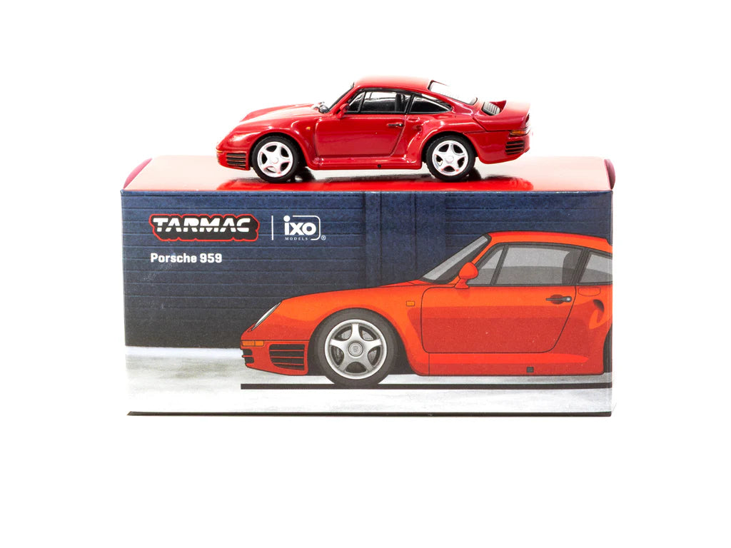 Tarmac Works X iXO Models 1/64 - Porsche 959 Red - GLOBAL64