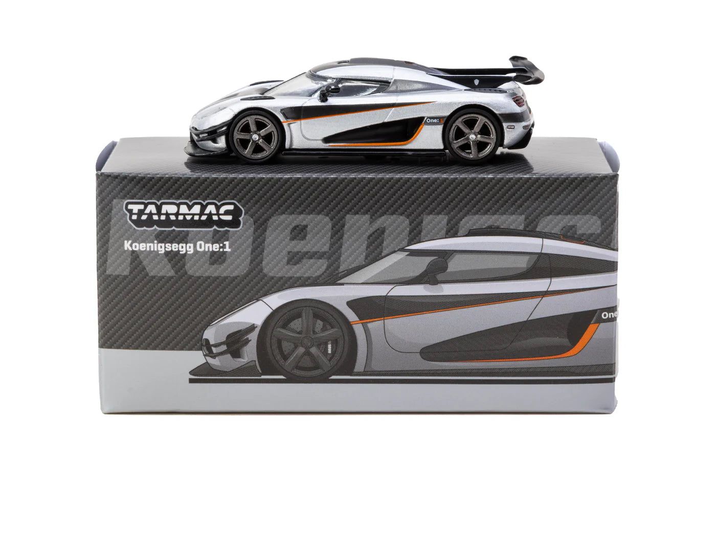 Tarmac Works 1/64 - Koenigsegg One:1 Silver - GLOBAL64