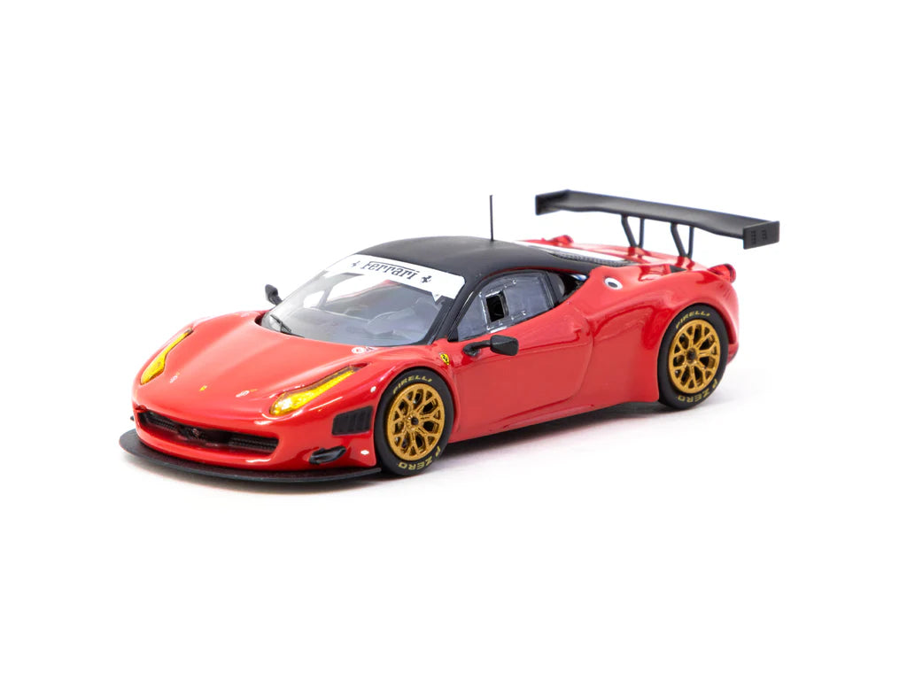 Tarmac Works X iXO Models 1/64 - Ferrari 458 Italia GT3 Red - ROAD64