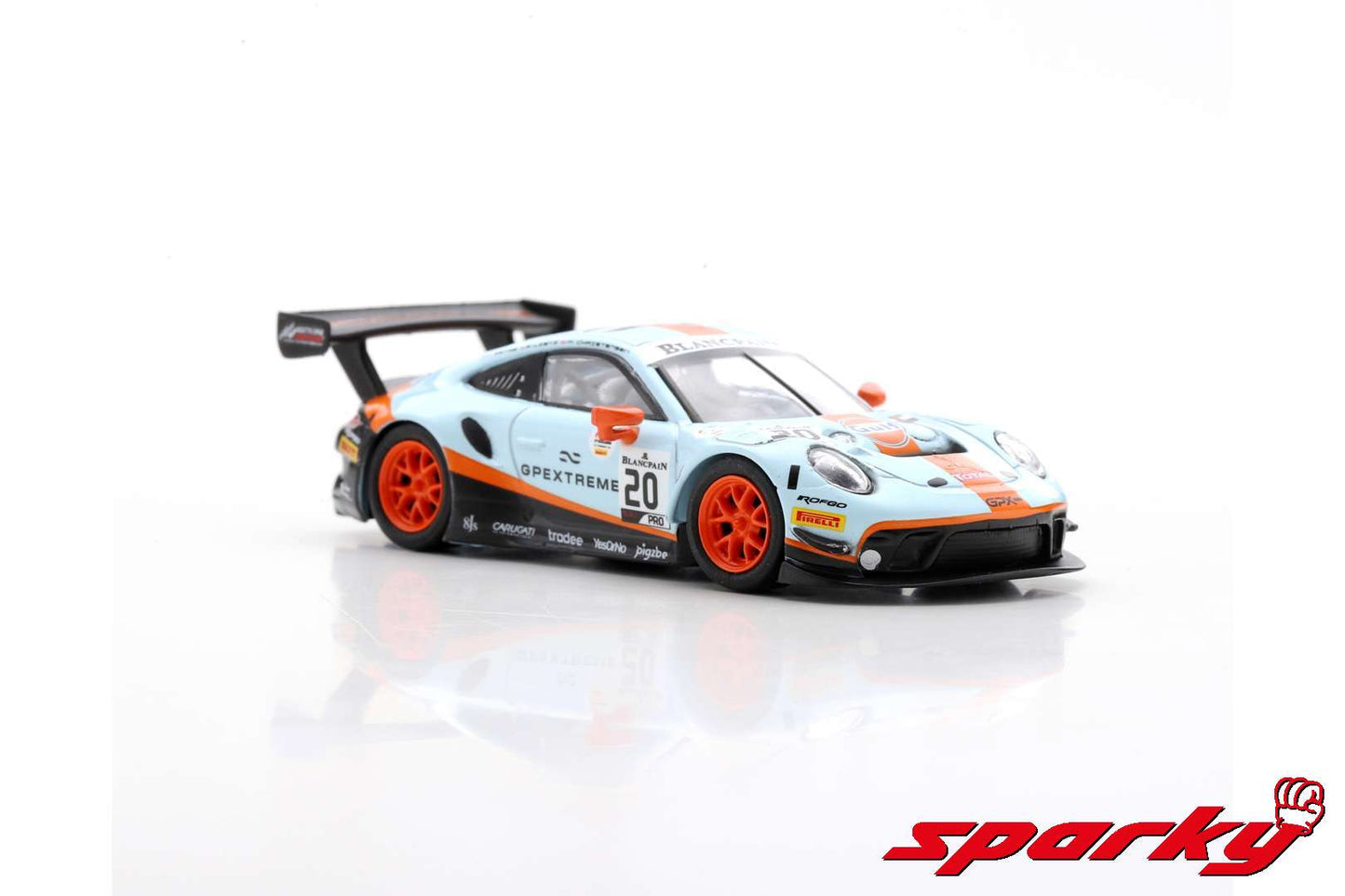Sparky 1/64 - Porsche 911 GT3 R No.20 GPX Racing Winner 24H Spa 2019 R. Lietz - M. Christensen - K. Estre