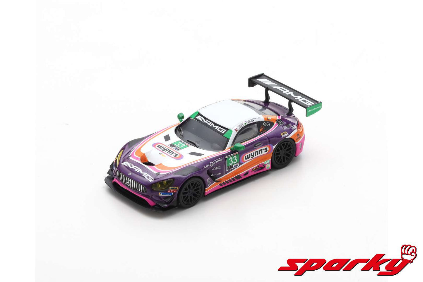 Sparky 1/64 - Mercedes-AMG GT3 No.33 Mercedes-AMG Team Riley Motorsports 24H Daytona 2019 B. Keating - J. Bleekemolen - L. Stolz - F. Fraga