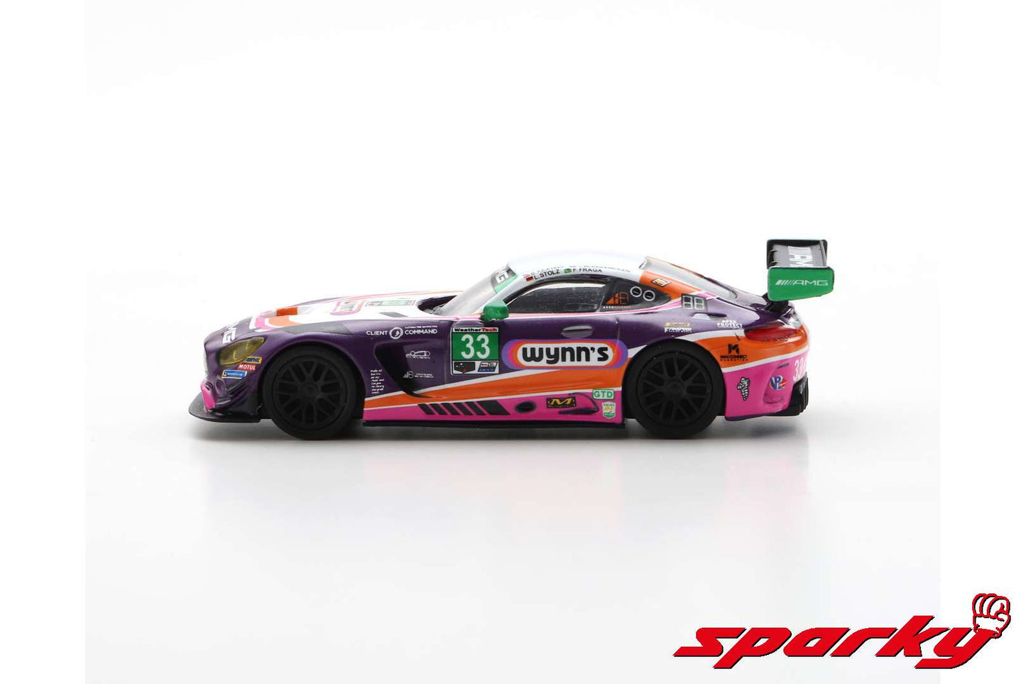 Sparky 1/64 - Mercedes-AMG GT3 No.33 Mercedes-AMG Team Riley Motorsports 24H Daytona 2019 B. Keating - J. Bleekemolen - L. Stolz - F. Fraga