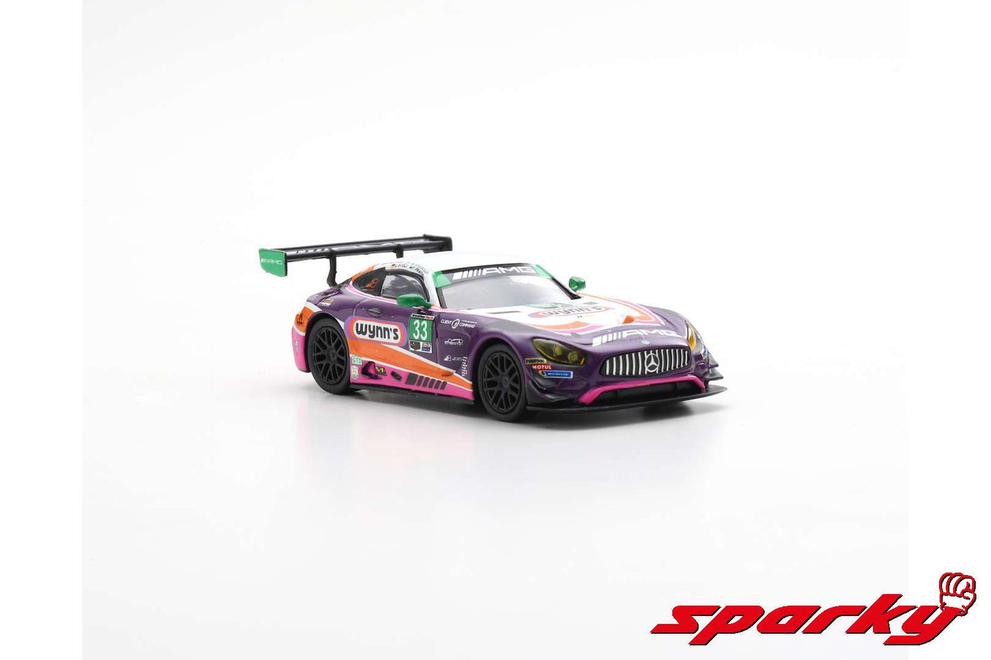 Sparky 1/64 - Mercedes-AMG GT3 No.33 Mercedes-AMG Team Riley Motorsports 24H Daytona 2019 B. Keating - J. Bleekemolen - L. Stolz - F. Fraga
