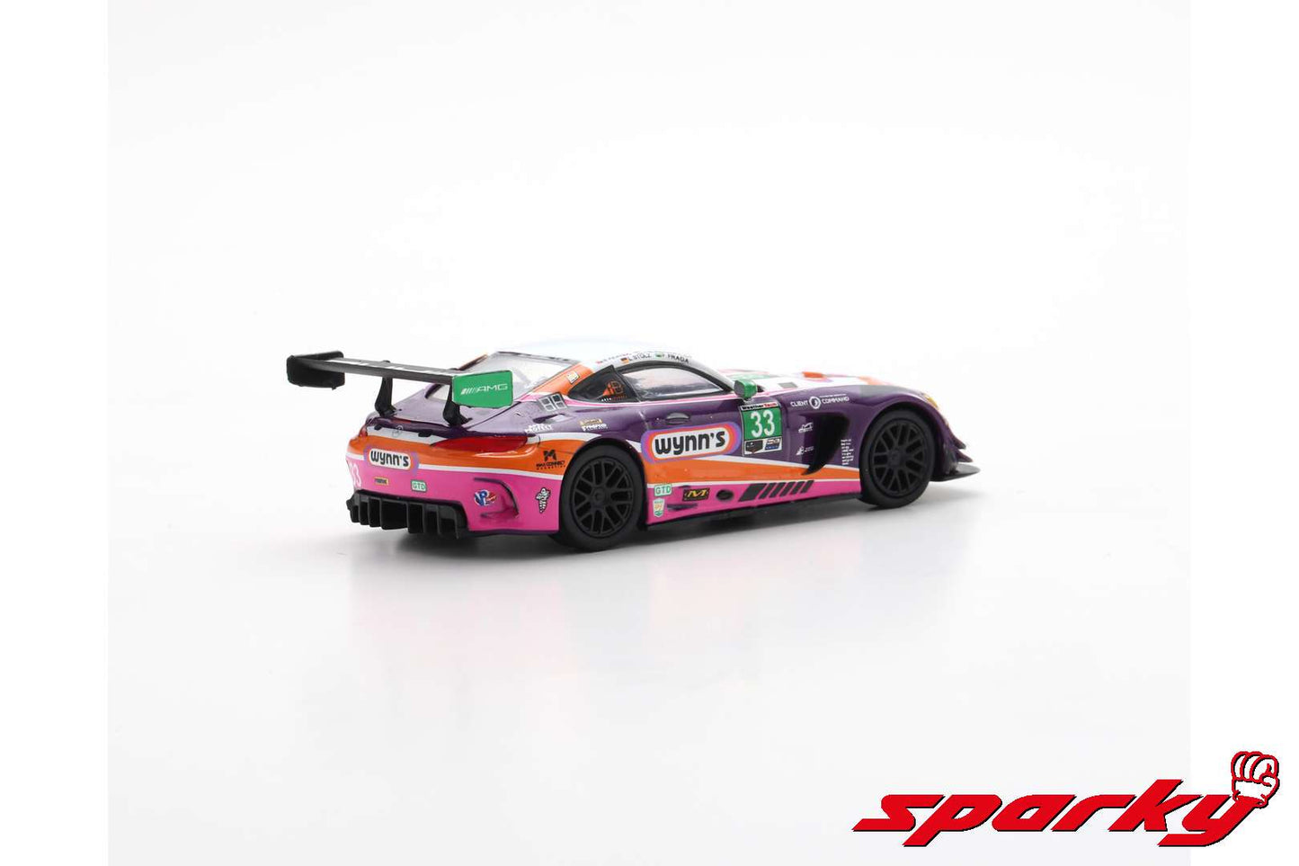 Sparky 1/64 - Mercedes-AMG GT3 No.33 Mercedes-AMG Team Riley Motorsports 24H Daytona 2019 B. Keating - J. Bleekemolen - L. Stolz - F. Fraga