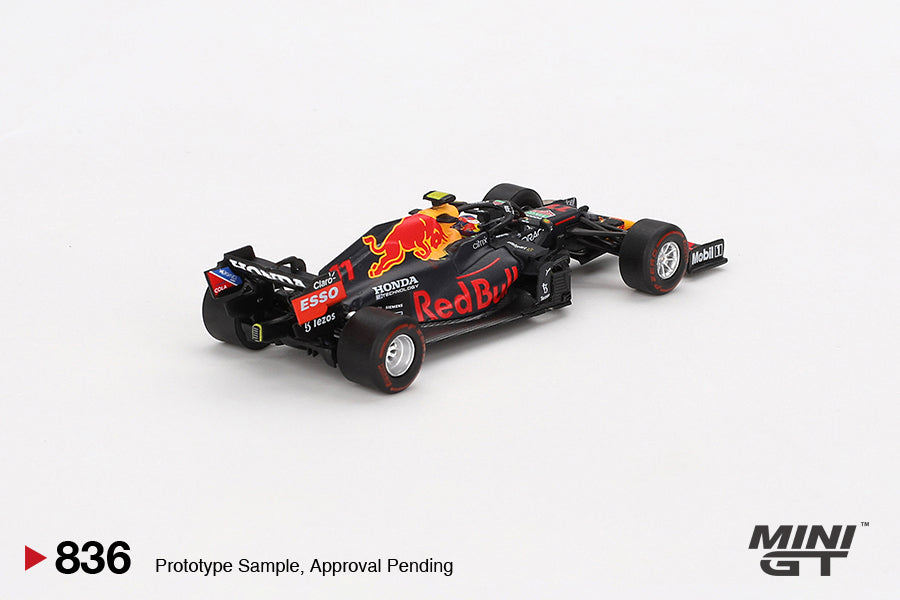 Mini GT 1/64 - Red Bull RB16B #11 Sergio Pérez 2021 Azerbaijan Grand Prix Winner