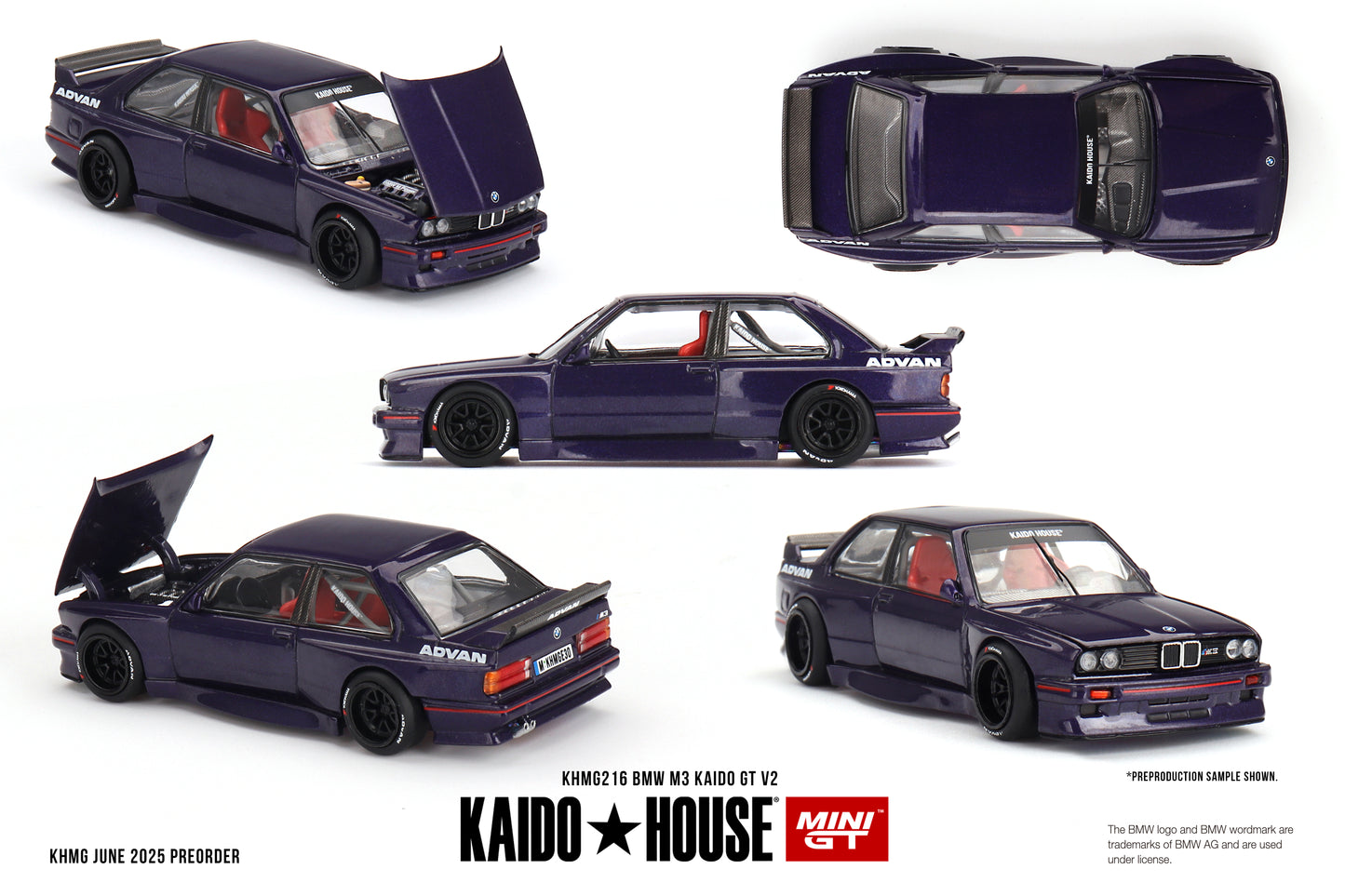 Mini GT x Kaido House 1/64 - BMW M3 (E30) Kaido GT V2