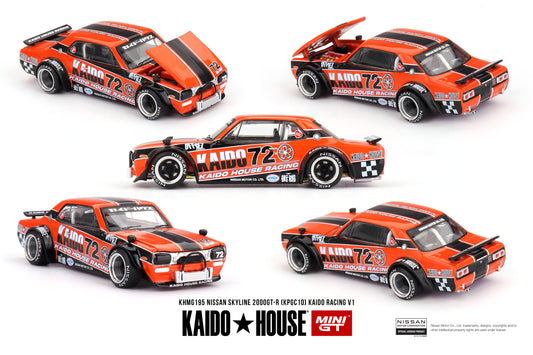 Mini GT x Kaido House 1/64 - Nissan Skyline 2000GT-R (KPGC10) Kaido Racing V1