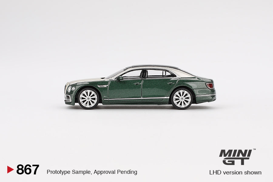 Mini GT 1/64 - Bentley Flying Spur White Sand Verdant