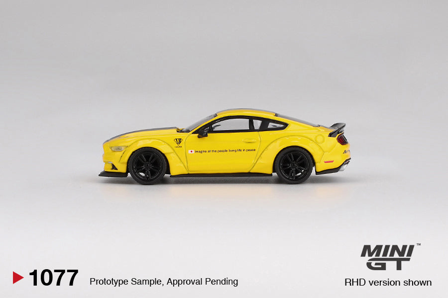 Mini GT 1/64 - LB-WORKS Ford Mustang Triple Yellow