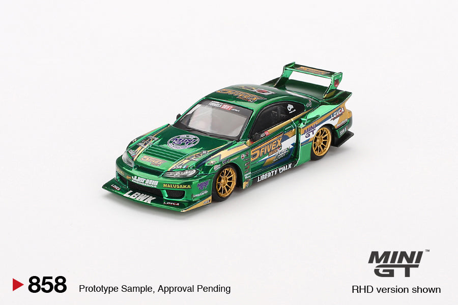 Mini GT 1/64 - Nissan LB-Super Silhouette S15 SILVIA LBWK 2024 Fausto Racing