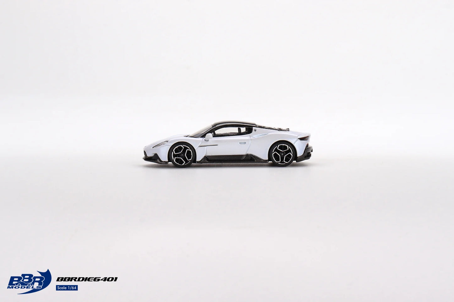 BBR Models 1/64 - Maserati MC20 Blanco Audace
