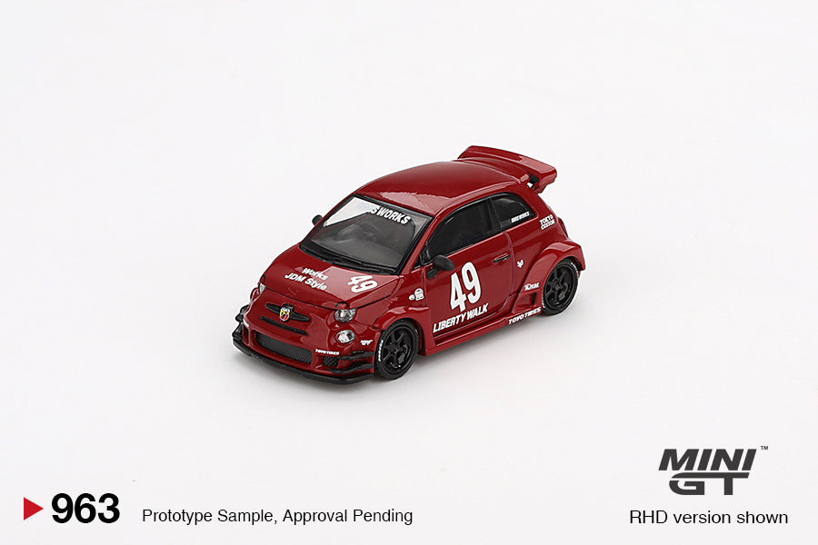 Mini GT 1/64 - LB-WORKS x Abas Works ABARTH 595 Red