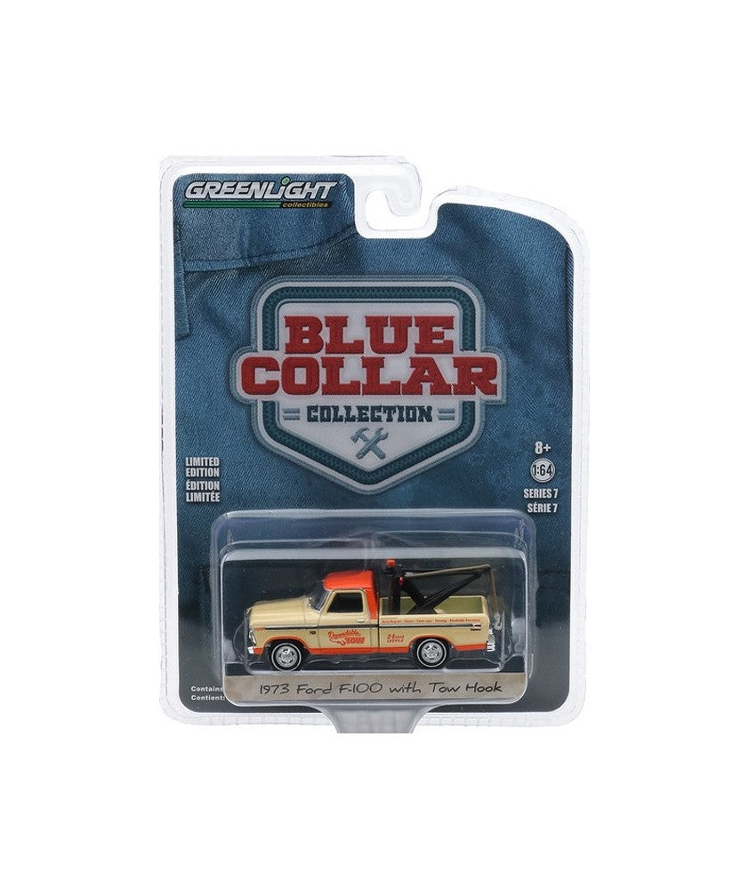 Greenlight 1/64 - 1973 Ford F-100 with Drop In Tow Hook