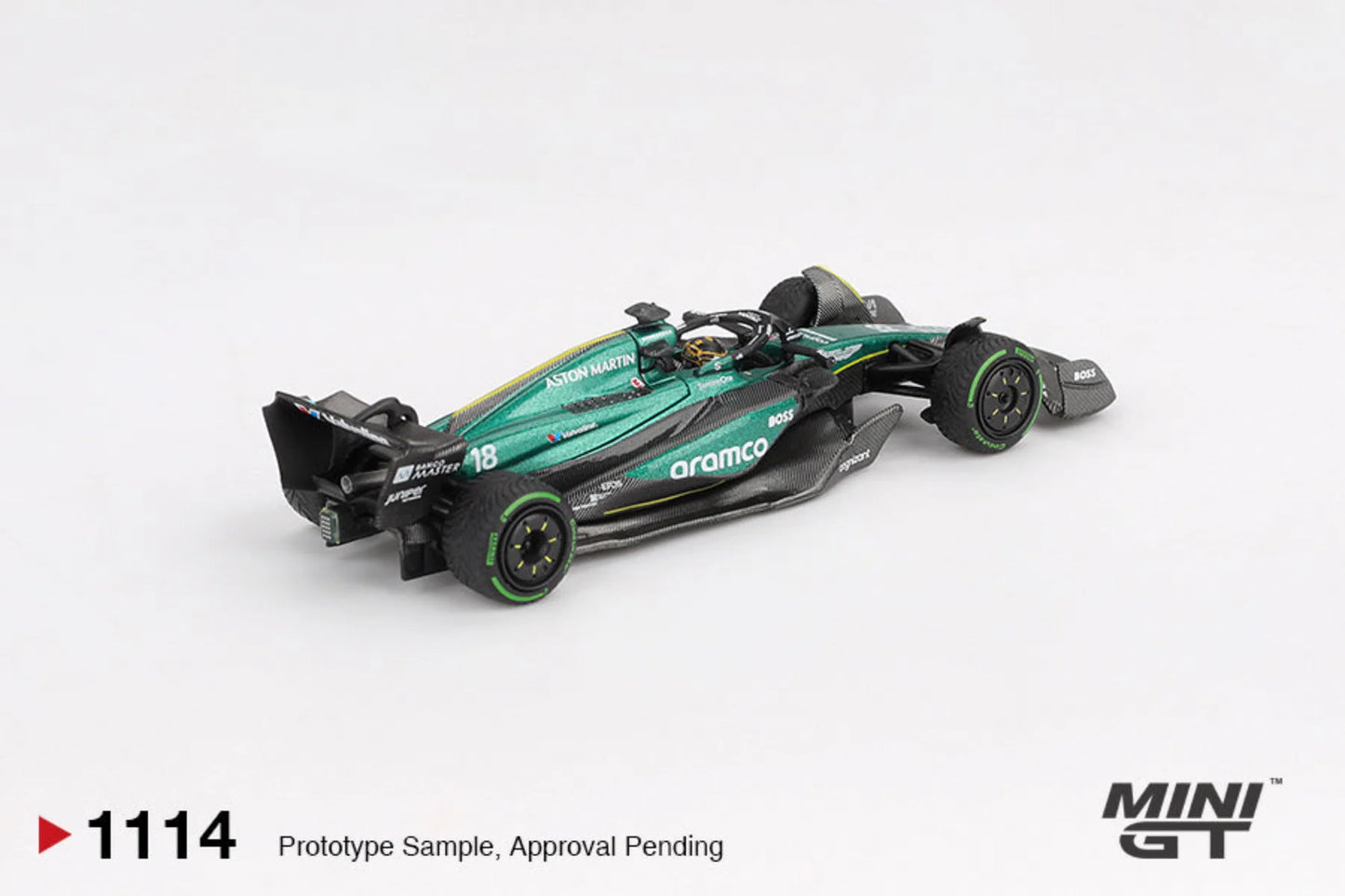 Mini GT 1/64 - Aston Martin AMR24 #18 Lance Stroll 2024