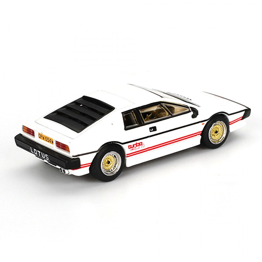 Mini GT 1/64 - Lotus Esprit Turbo White 007 Series For Your Eyes Only English Blister Packaging