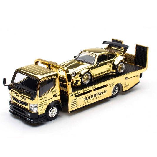 Pop Race 1/64 - Porsche RWB 930 RWB Truck Box Set HEC 2026 Event Exclusive