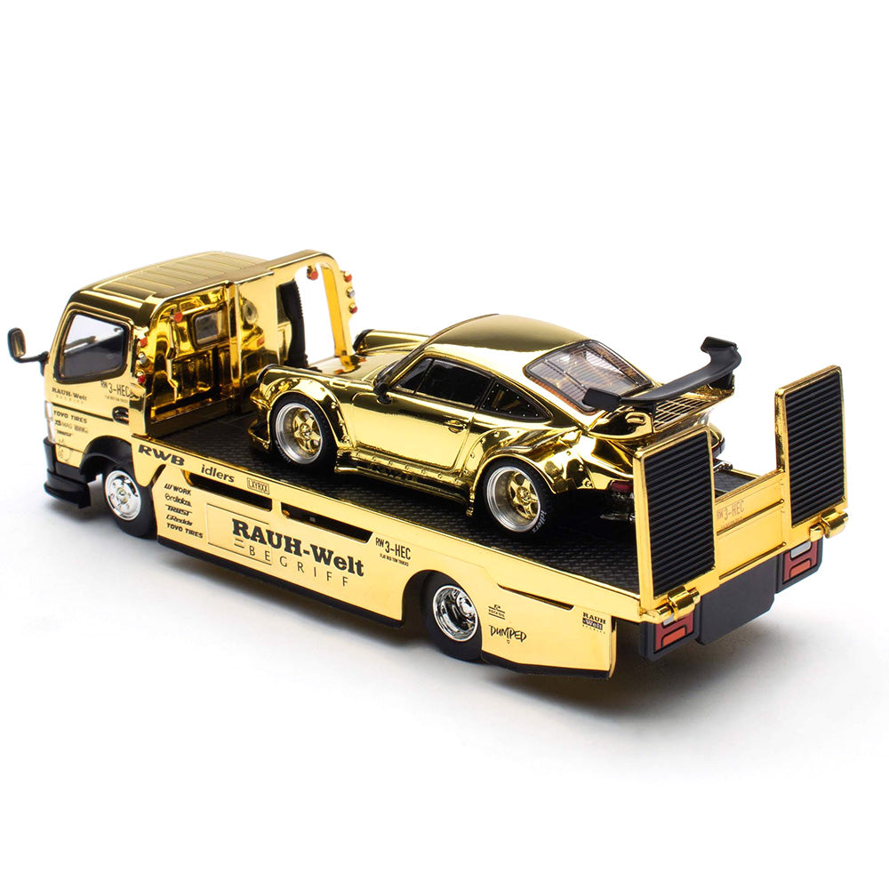 Pop Race 1/64 - Porsche RWB 930 RWB Truck Box Set HEC 2026 Event Exclusive