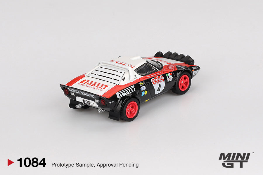 Mini GT 1/64 - Lancia Stratos HF #4 1978 Rally Sanremo Winner
