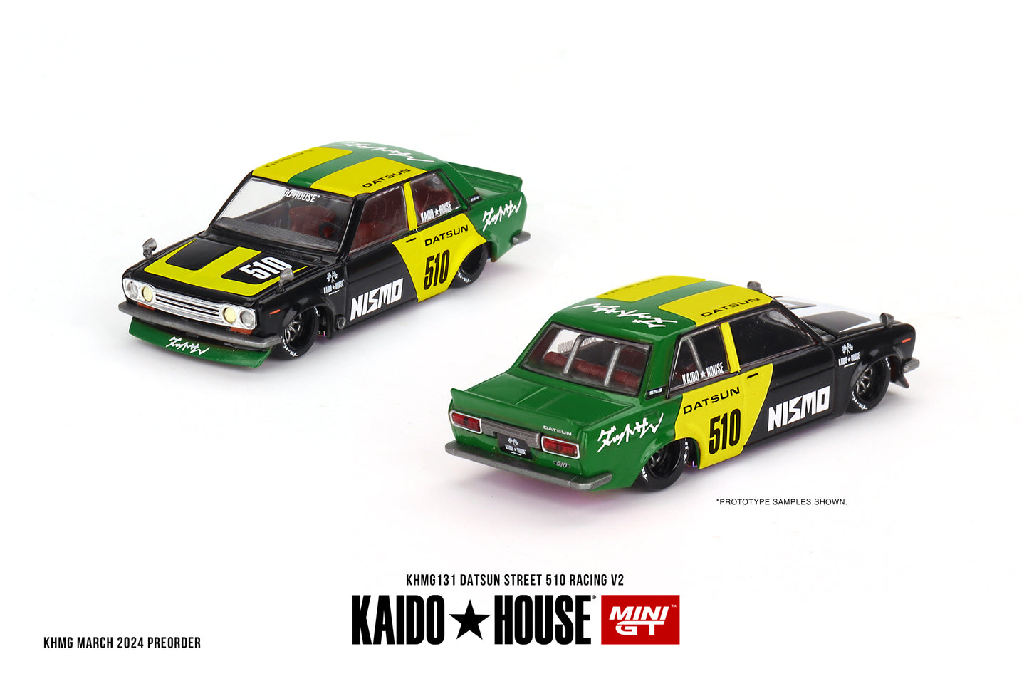 Mini GT x Kaido House 1/64 - Datsun Street 510 Racing V2