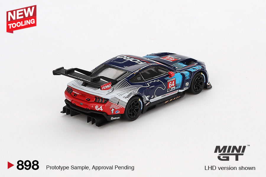 Mini GT 1/64 - Ford Mustang GT3 #64 Ford Multimatic Motorsports 2024 IMSA Daytona 24 Hrs
