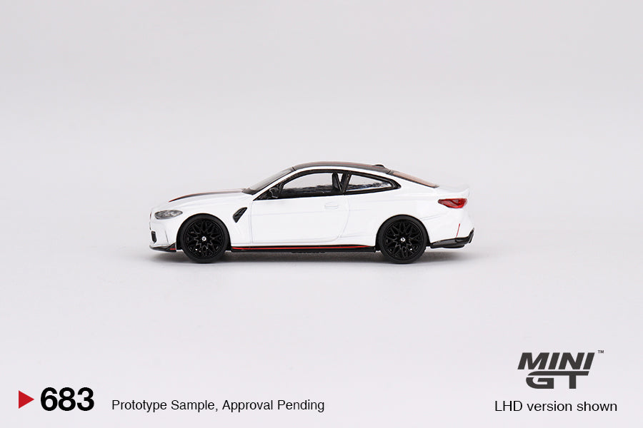 Mini GT 1/64 - BMW M4 CSL Alpine White