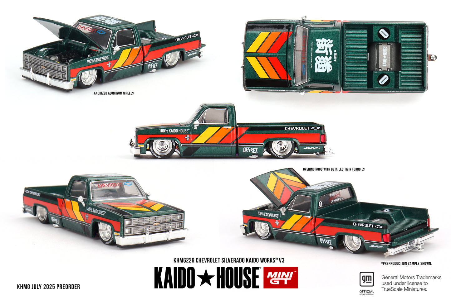 Mini GT x Kaido House 1/64 - Chevrolet Silverado KAIDO WORKS V3