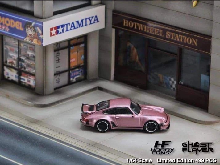 Hobby Fans x Ghost Player 1/64 - Porsche 930 Singer Pink