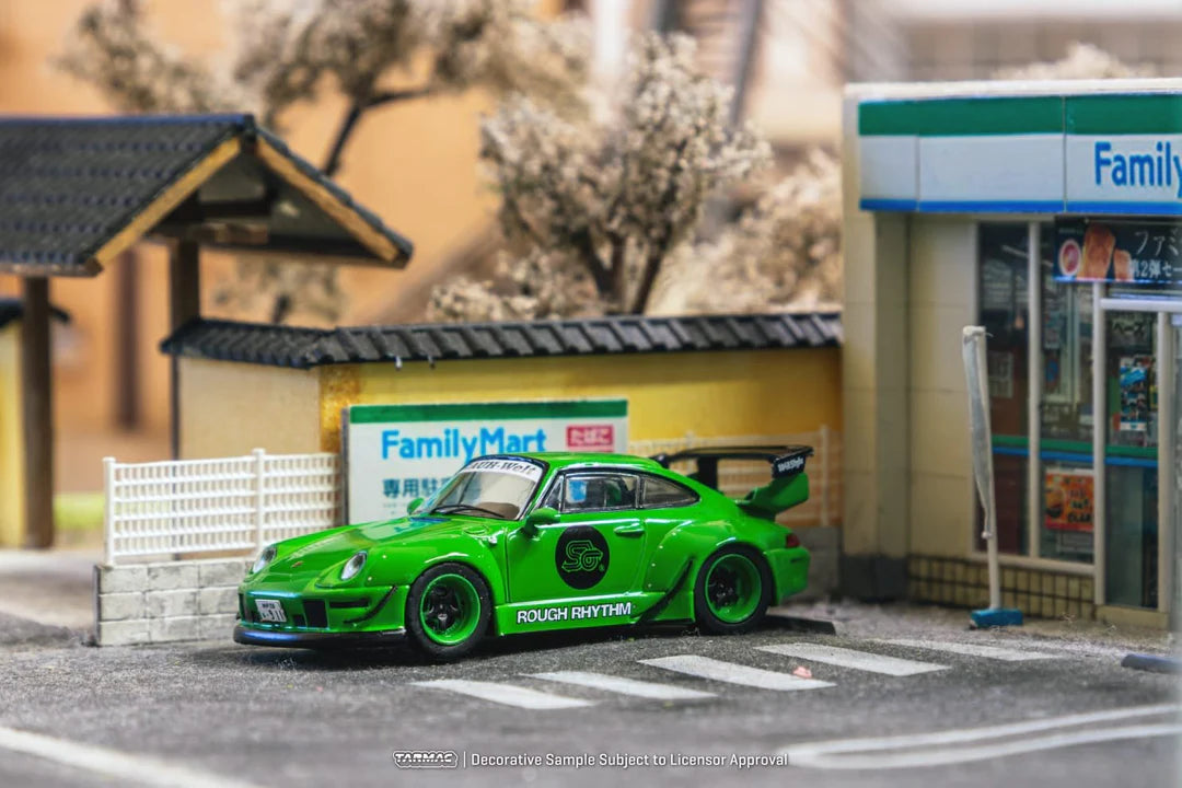 Tarmac Works 1/64 - Porsche RWB 993 Rough Rhythm Fuel Fest Student Driver