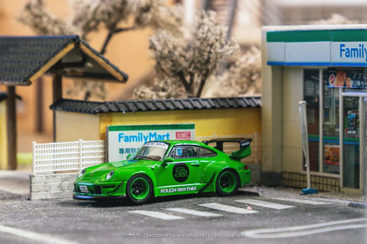 Tarmac Works 1/64 - Porsche RWB 993 Rough Rhythm Fuel Fest Student Driver