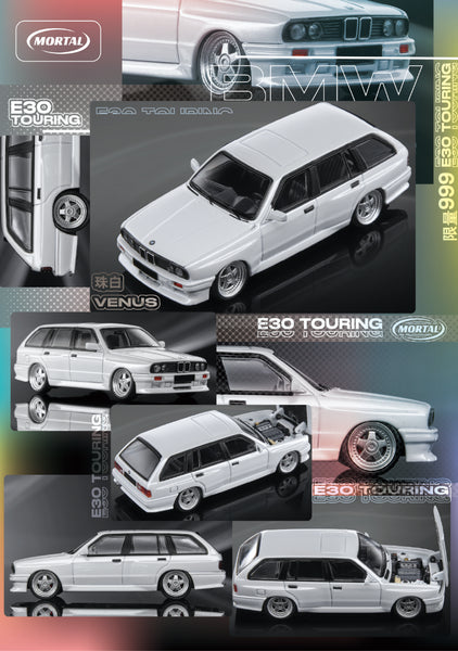 Mortal 1/64 - BMW E30 Touring White