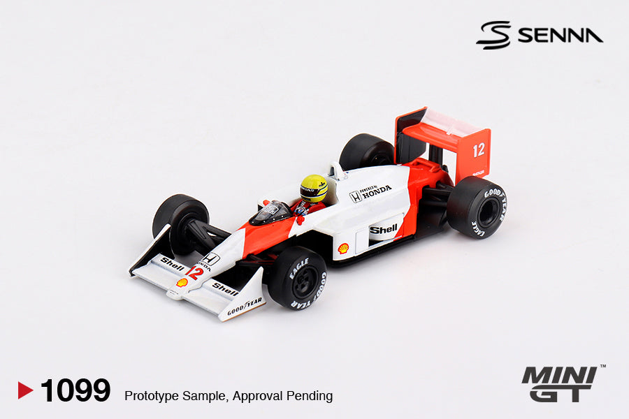 Mini GT 1/64 - McLaren MP4/4 #12 Ayrton Senna 1988 Japanese Grand Prix Winner