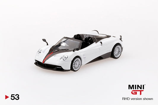 Mini GT 1/64 - Pagani Huayra Roadster White