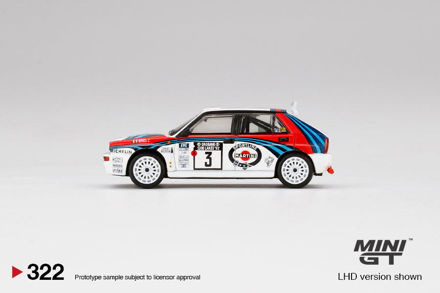 Mini GT 1/64 - Lancia Delta HF Integrale Evoluzione 1992 Rally 1000 Lakes Winner #3