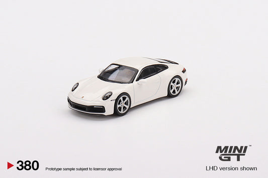 Mini GT 1/64 - Porsche 911 (992) Carrera S White