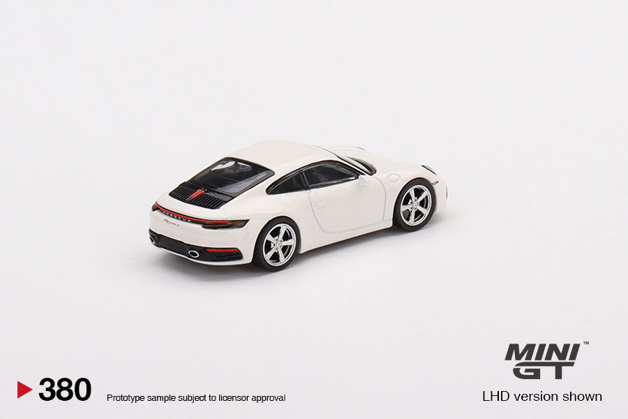 Mini GT 1/64 - Porsche 911 (992) Carrera S White