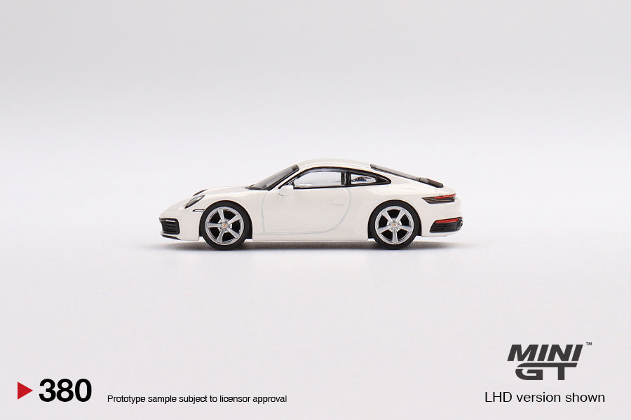 Mini GT 1/64 - Porsche 911 (992) Carrera S White