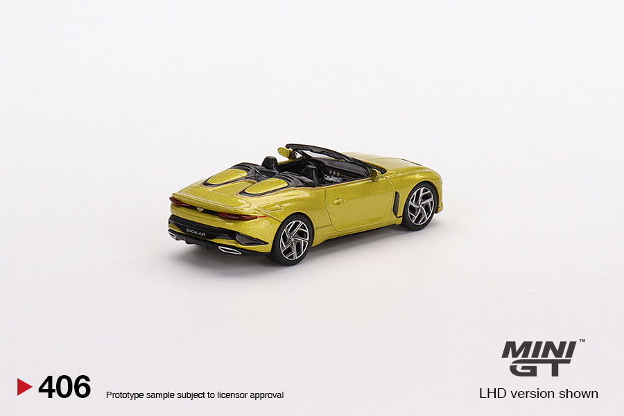 Mini GT 1/64 - Bentley Mulliner Bacalar Yellow Flame