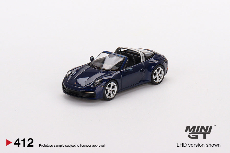 Mini GT 1/64 - Porsche 911 Targa 4S Gentian Blue Metallic