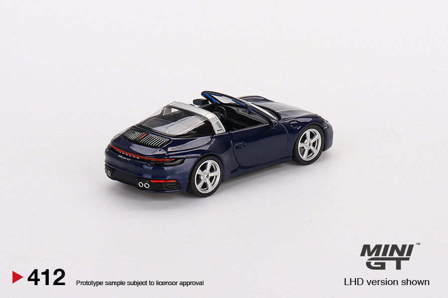 Mini GT 1/64 - Porsche 911 Targa 4S Gentian Blue Metallic