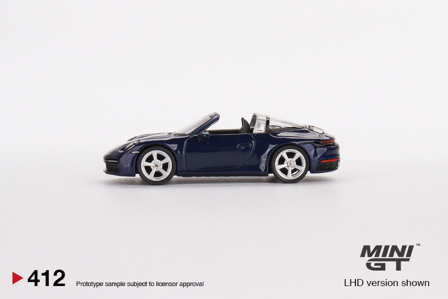 Mini GT 1/64 - Porsche 911 Targa 4S Gentian Blue Metallic