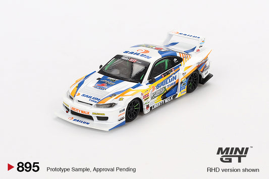 Mini GT 1/64 - Nissan LB-Super Silhouette S15 SILVIA #555 2023 Formula Drift Japan