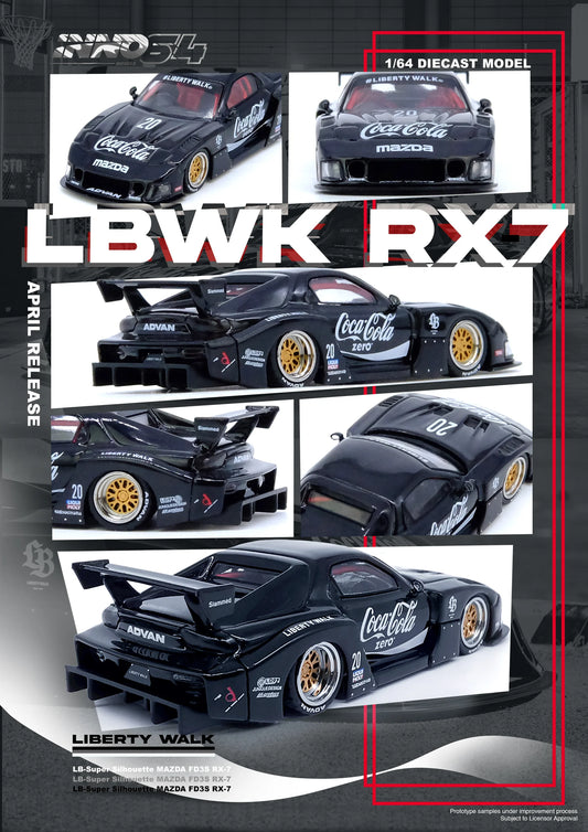 Inno64 1/64 - Mazda RX7 (FD3S) LB-SUPER SILHOUETTE