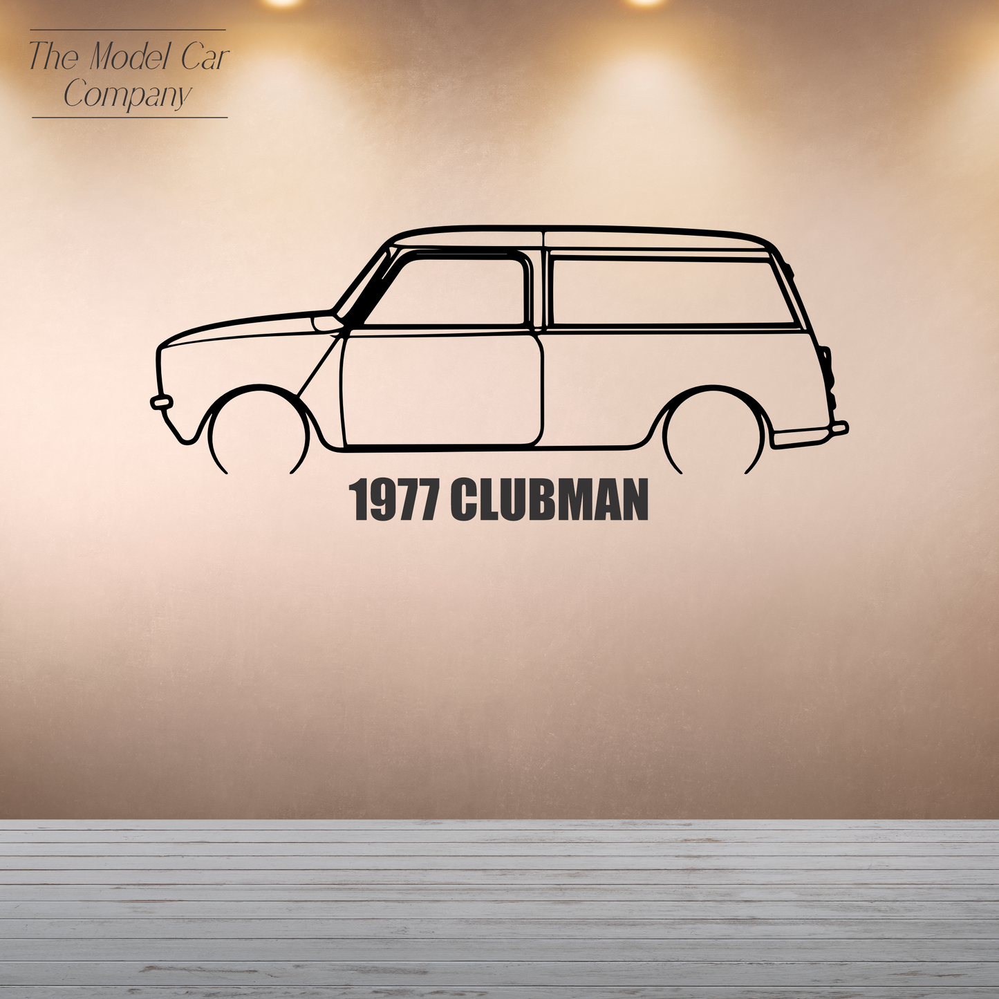 Wall Art Silhouette - 1977 Clubman