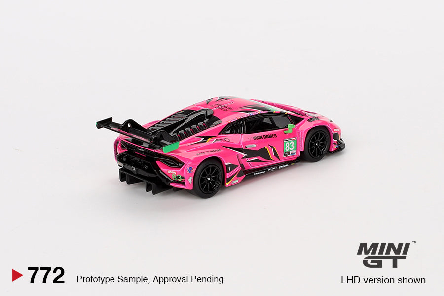 Mini GT 1/64 - Lamborghini Huracán GT3 EVO2 #83 Iron Dames 2023 IMSA Daytona 24 Hrs