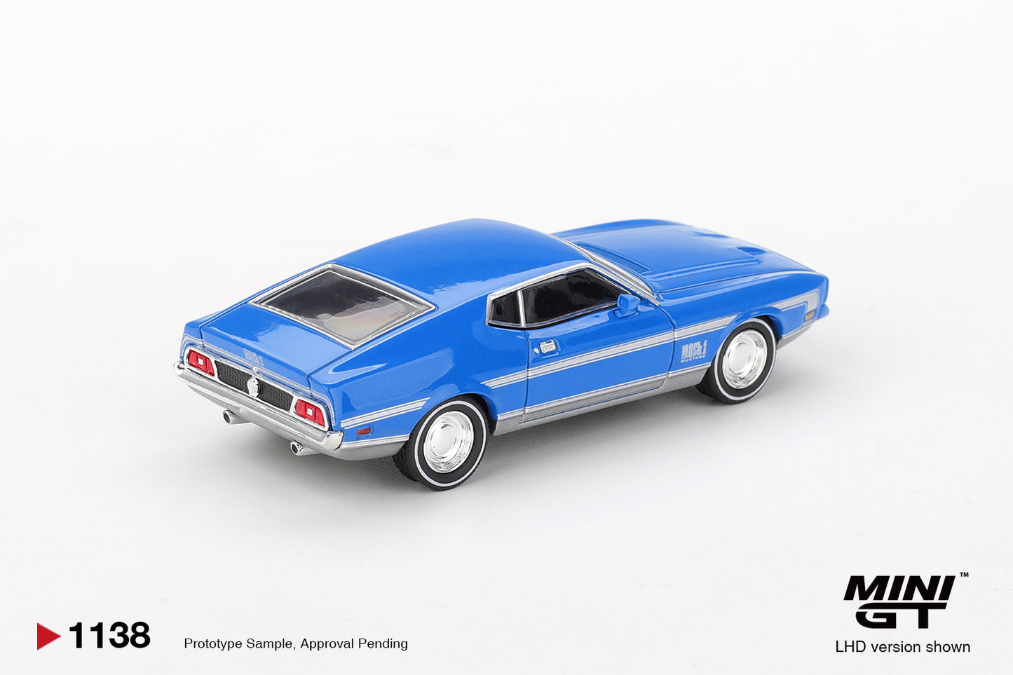Mini GT 1/64 - Ford Mustang Mach 1 Grabber Blue